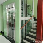 lắp đặt thang máy cửa kính