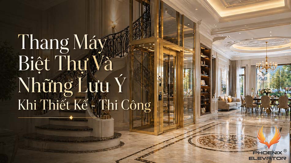 thang máy biệt thự