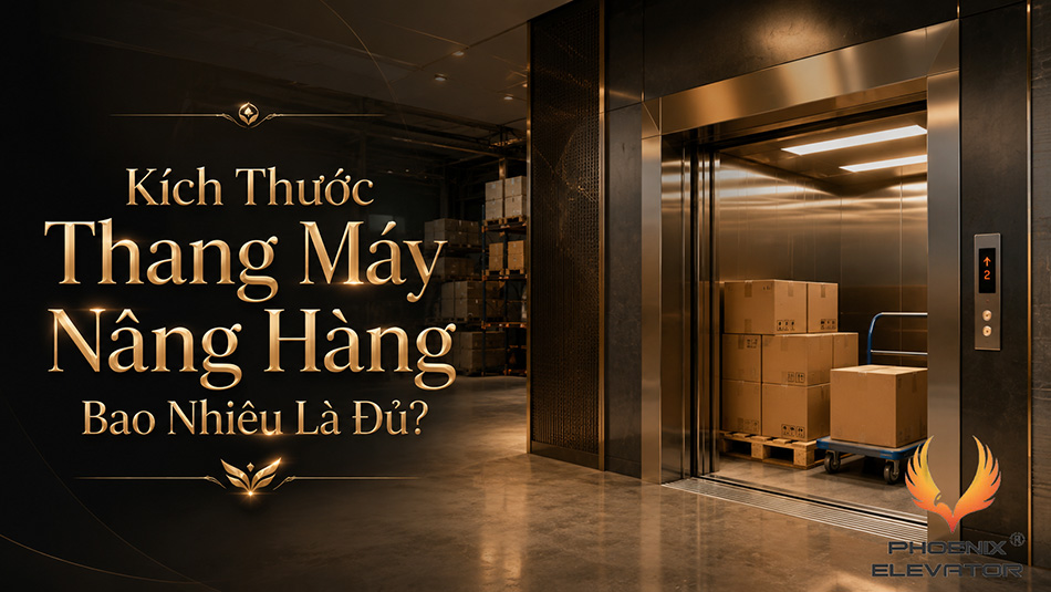 Kích thước thang máy nâng hàng