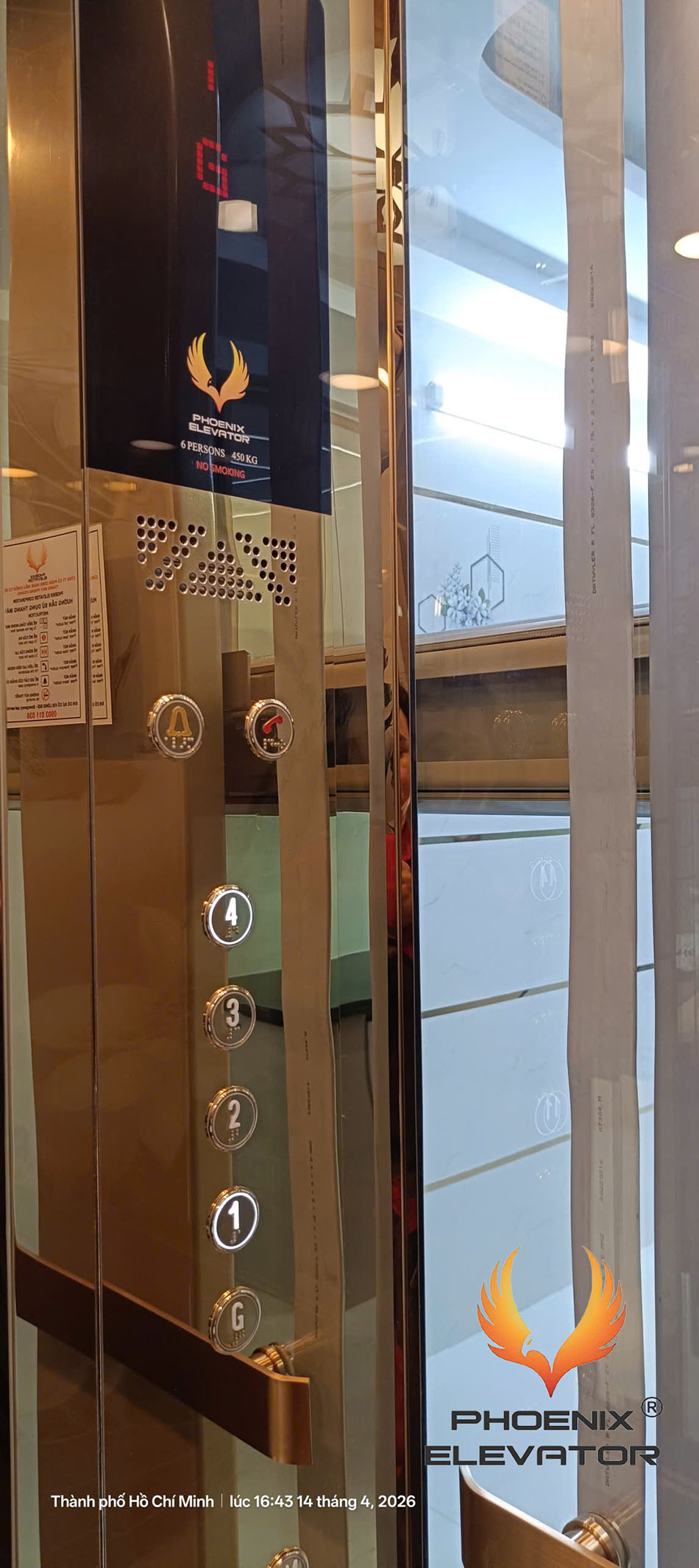 Thang máy quan sát Phụng Hoàng Thang máy quan sát