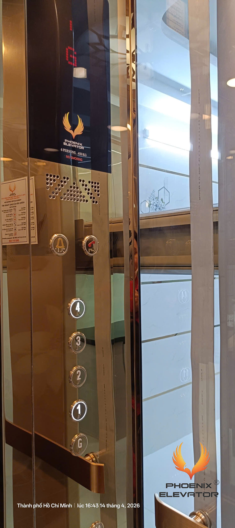 Thang máy quan sát Phụng Hoàng Thang máy quan sát