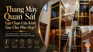cửa kính thang máy quan sát