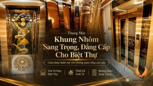 thang máy khung nhôm sang trọng