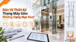 bản vẽ thiết kế thang máy