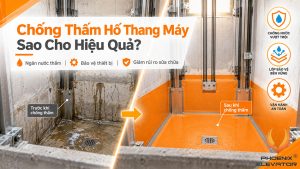 chống thấm hố thang máy