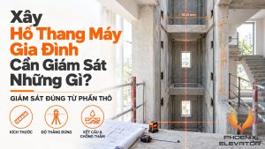 xây hố thang máy gia đình