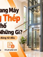 lắp đặt thang máy khung thép cho nhà phố